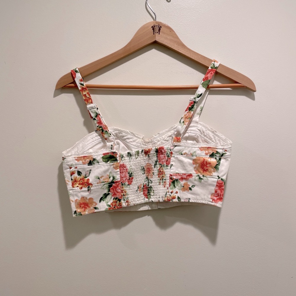 Kimchi Blue floral bustier